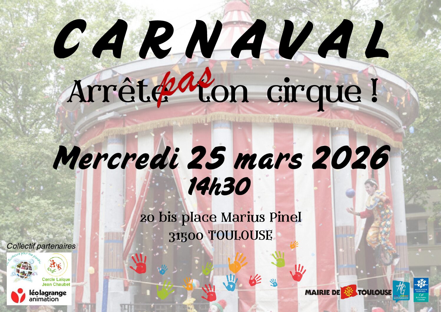 Carnaval du quartier Guilhemry-Bonhoure 25/03/26